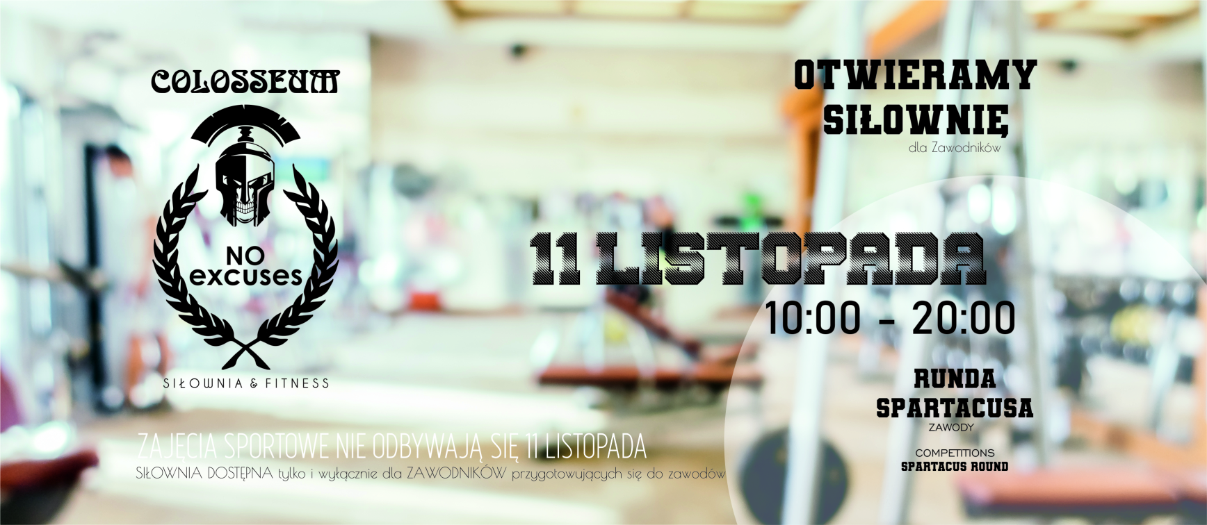 11 listopada 10:00 - 18:00